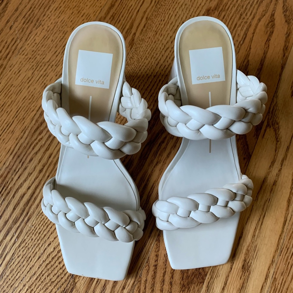 Ivory Dolce Vita Paily Braided Sandal